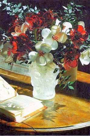 Strauß - Dekorative Lackblumen